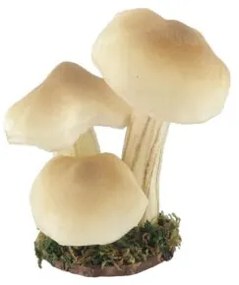 Beauty Home 3 μανιτάρια σε βάση με βρύα Ø7 x 14 cm