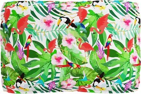vidaXL Μαξιλάρι Floral Πολύχρωμο 120 x 80 x 12 cm Ύφασμα Όξφορντ