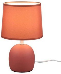 Φωτιστικό Επιτραπέζιο Malu R50802618 1xE14 40W Φ16cm 26cm Orange RL Lighting Κεραμικό,Ύφασμα