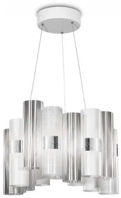 Κρεμαστό Φωτιστικό Οροφής LED 40W Dimmable Φ48cm La Lollo Medium Slamp-LALSM00WHT01T00NMTEU-Λευκό LALSM00WHT01T00NMTEU