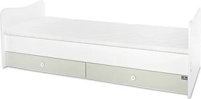 BED MINI MAX NEW 190/72 COLOUR WHITE/MILKY GREEN