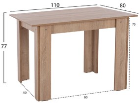 ΣΕΤ ΤΡΑΠΕΖΑΡΙΑΣ 5ΤΜΧ KELVIN HM21116 ΤΡΑΠΕΖΙ ΜΕ ΚΑΡΕΚΛΕΣ ΜΕΤΑΛΛΙΚΕΣ ΜΕ ΥΦΑΣΜΑ