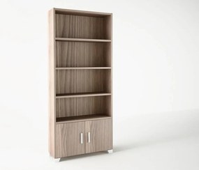 Βιβλιοθήκη σε χρώμα σταχτί 75x30x180