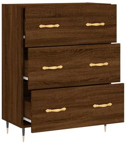 vidaXL Ντουλάπι Καφέ Δρυς 69,5 x 34 x 90 εκ. Επεξεργασμένο Ξύλο