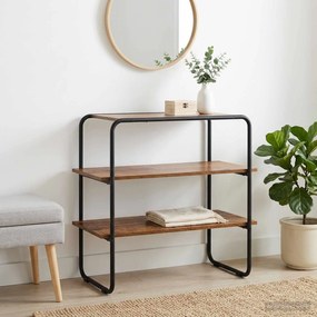 vidaXL Τραπέζι κονσόλας Παλαιωμένο ξύλο 100 x 41 x 75 εκ