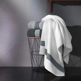 Πετσέτα Σώματος (70x140) Guy Laroche Arten 500gsm Silver