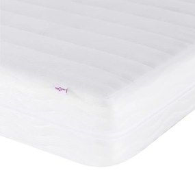 vidaXL Καναπές Κρεβάτι με Στρώμα Ανοιχτό Γκρι 90x190 εκ. Βελούδινος