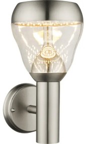 Απλίκα Φωτιστικό Τοίχου LED 8W Ασημί IP44 Monte 32250 Globo Lighting-32250-Ασημί 32250