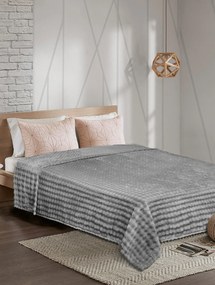 Κουβέρτα Fleece PUFFELLA GREY Κουβέρτα υπέρδιπλη: 220 x 240 εκ.