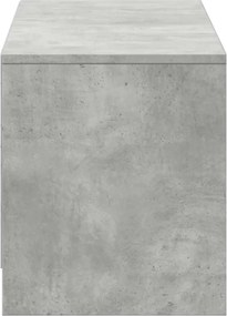 vidaXL Ντουλάπι TV Σκυρόδεμα 140 x 34 x 40 εκ Επεξεργασμένο ξύλο