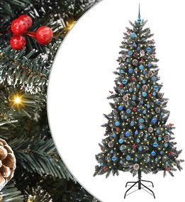 vidaXL Τεχνητό Χριστουγεννιάτικο Δέντρο με 300 LED Πράσινο 240 cm