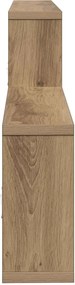 vidaXL Ράφι Τοίχου Artisan Δρυς 130 x 10 x 50 εκ. Επεξεργασμένο Ξύλο