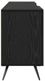 vidaXL Ντουλάπι TV Μαύρη δρυς 150 x 30 x 50 cm Επεξεργασμένο ξύλο
