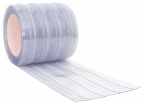 VidaXL Λωριδοκουρτίνα Διαφανής 25 μ. 200 χιλ. x 1,6 χιλ. από PVC
