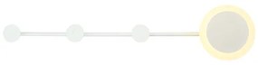 Απλίκα Φωτισικό Τοίχου LED 7W 3000K 560LM VALENTINO Aca-ZM71LEDW70WH-Λευκό ZM71LEDW70WH