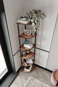Βιβλιοθήκη Καρυδιά BOOKCASE 34x34x173