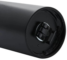 vidaXL Κύλινδρος Αερίου Καρέκλας Γραφείου Μαύρο 9 cm Σίδερο