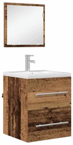 vidaXL Ντουλάπι Μπάνιου 41 x 38.5 x 48 cm Επεξεργασμένο ξύλο