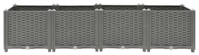 vidaXL Ζαρντινιέρα 160 x 40 x 38 εκ. από Πολυπροπυλένιο