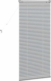 vidaXL Βενετσιάνικες Ρόδες Ασημί 130 x 60 εκ Αλουμίνιο
