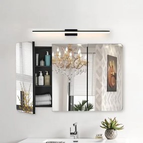 VEVOR Medicine Cabinet 25.5&quot; x 40&quot; Mirror Medicine Cabinet Adjustable Shelves