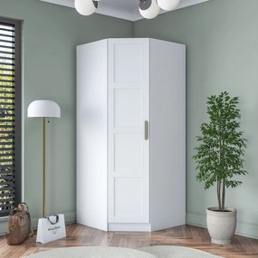 Ντουλάπα Λευκό BRETEL 91x57.5x210