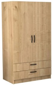 Ντουλάπα Δίφυλλη Victoria 0258625 100x60x181cm Sonoma Δίφυλλη