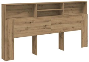 vidaXL Κεφαλάρι Με Αποθηκευτικό Χώρο 200x19x103,5 εκ. Επεξ. Ξύλο