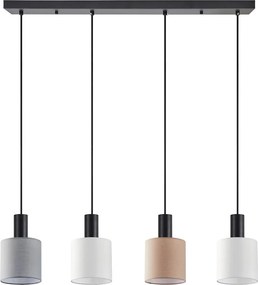 Φωτιστικό Οροφής Πολύφωτο Homelighting 77-8917 Flex Black