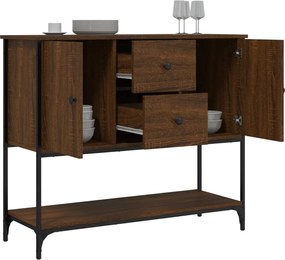 vidaXL Ντουλάπι Καφέ Δρυς 100x36x85 εκ. από Επεξεργασμένο Ξύλο