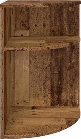 vidaXL End Table Παλιό ξύλο 39,7 x 39,7 x 60 εκ Επεξεργασμένο ξύλο