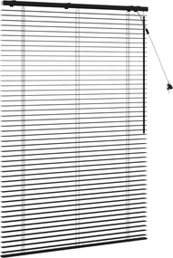 vidaXL Βενετσιάνικη Σκίαση Μαύρο 100 x 160 cm 35 mm