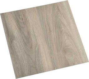 vidaXL Πλάκες Δαπέδου 55 pcs Taupe 5,11 m² PVC
