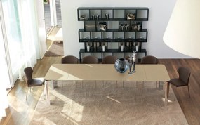 Τραπέζι Arthur Ceramic Top-2 163-213-263x101x77  - Chromed finishing aluminium