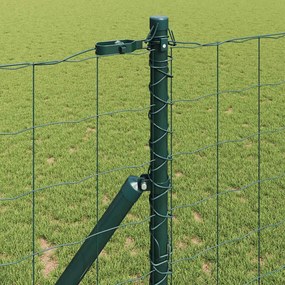 vidaXL Ευρωπαϊκή Στήριξη Φράχτη 10 x 1,4 μ PVC-Επικαλυμμένο Ατσάλι