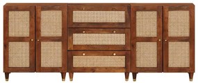 vidaXL Σετ Μπουφέ 3 pcs Καφέ 180 x 33 x 75 εκ. Μασίφ ξύλο μάνγκο