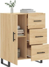 vidaXL Ντουλάπι Sonoma Δρυς 69,5 x 34 x 90 εκ. από Επεξεργασμένο Ξύλο