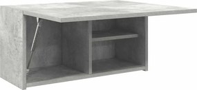 vidaXL Ντουλάπι τοίχου μπάνιου Γκρι μπετόν 60x25x30 cm