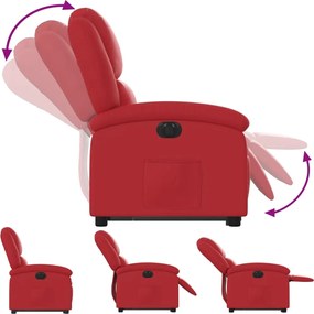 vidaXL Πολυθρόνα Ηλεκ.Ανακλινόμενη με Ανύψωση απόΣυνθετικό Δέρμα