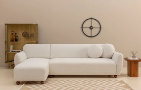 Corner Sofa Eddy Corner Left (CHL-3R) - White White