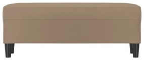 vidaXL Πάγκος Καπουτσίνο 100 x 35 x 41 εκ. από Συνθετικό Δέρμα