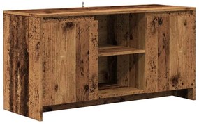 Έπιπλο Τηλεόρασης Παλιό Ξύλο 102x37,5x52,5 εκ. Επεξεργ. Ξύλο - Καφέ