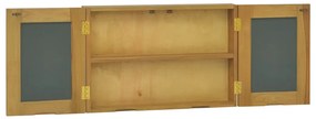 vidaXL Ντουλάπι Καθρέφτη 60 x 10 x 40 εκ. από Μασίφ Ξύλο Teak