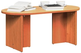 vidaXL Τραπεζάκι σαλονιού Καφέ κεριού 80 x 39.5 x 35 εκ.