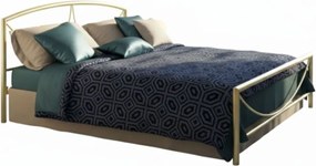 Κρεβάτι Vicky-160x200-Εκρού-Με ποδαρικό