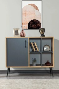 Κονσόλα Sapphire Δρυς / Ανθρακί SOFLAL 100x44x20