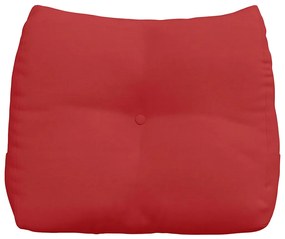 vidaXL Μαξιλάρι Πλάτης Κόκκινο 60 x 24 x 50 εκ ύφασμα