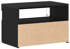 vidaXL Ντουλάπι TV Μαύρο 60 x 35 x 40 εκ. Επεξεργασμένο ξύλο