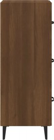 vidaXL Ντουλάπι Καφέ Δρυς 34,5 x 34 x 90 εκ. Επεξεργασμένο Ξύλο