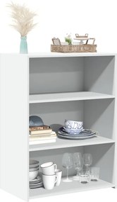 vidaXL Συρταριέρα Λευκή 70x41x93 εκ. από Επεξεργασμένο Ξύλο